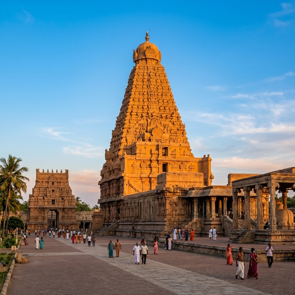 Dravidian Temple Triangle
