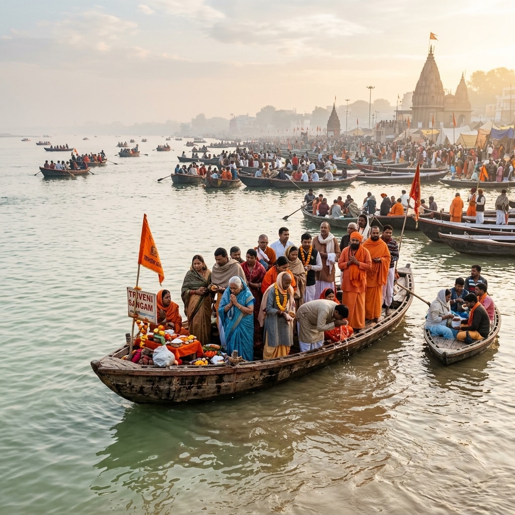 Triveni Sangam at Prayagraj